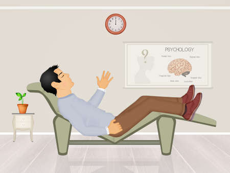 Counselling and assistance of a psychologistの写真素材