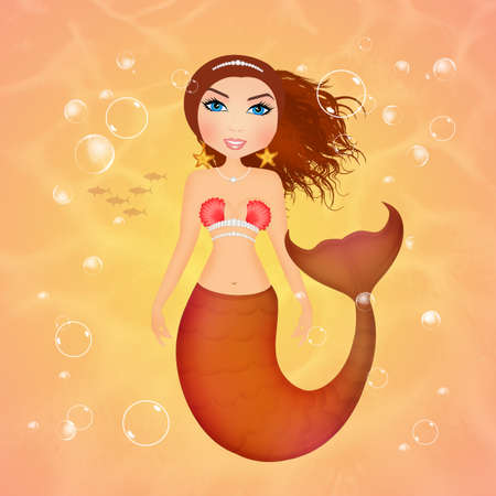 illustration of red sirenの写真素材