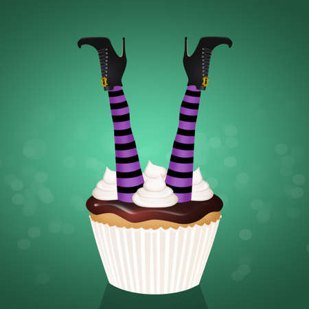 Muffin for Halloweenの写真素材