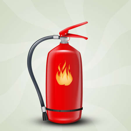 fire extinguisher illustrationの写真素材