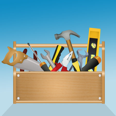 Brown toolbox