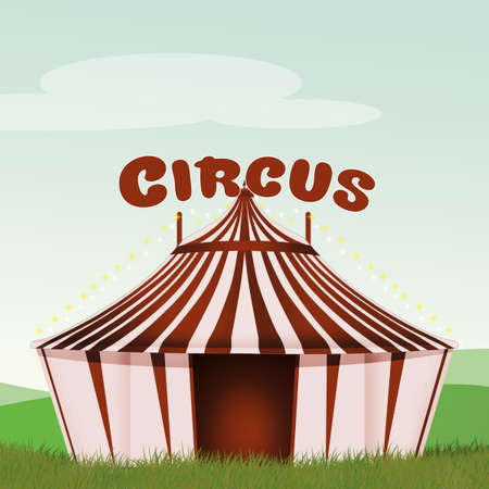 illustration of circusの写真素材
