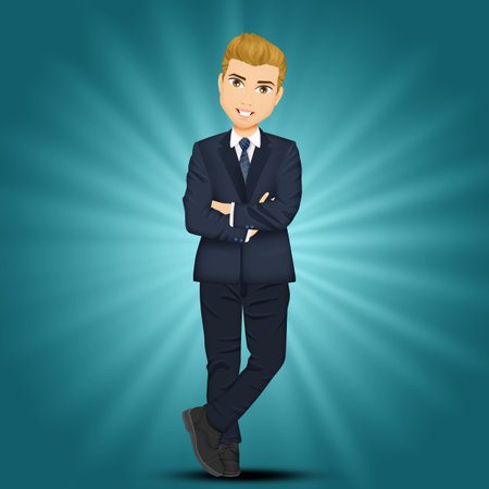 illustration of businessmanの写真素材