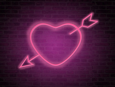 bright banner of Valentine's Day