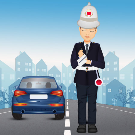 policeman illustration