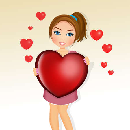 narcissistic woman who loves only herselfの写真素材