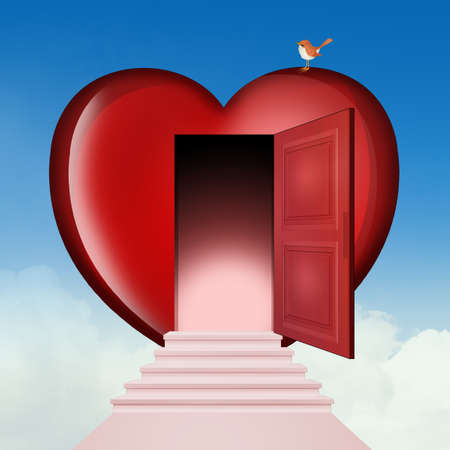 the home of the heartの写真素材
