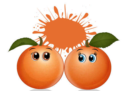 illustration of the Orangesの写真素材