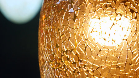 Beautiful Lighting Decor Close up.の写真素材