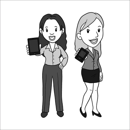 PEOPLE BUSINESS STOCK VECTORのイラスト素材
