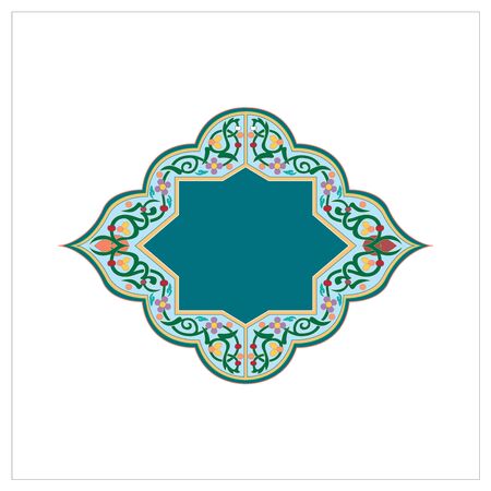 Ornate Vintage Ornament Frame Vector Ilustrationのイラスト素材