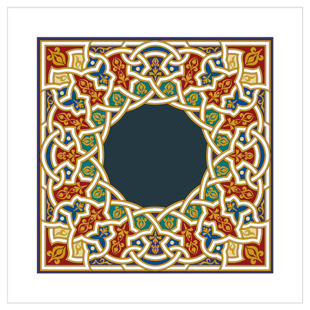 Ornate Vintage Ornament Frame Vector Ilustration