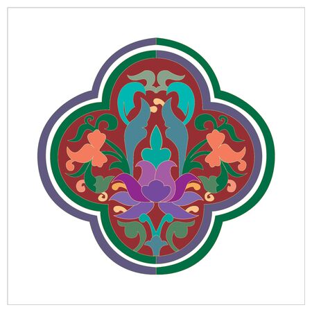Ornate Vintage Ornament Frame Vector Ilustrationのイラスト素材