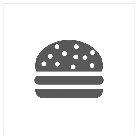 Hamburger Vector Icon Ilustrationのイラスト素材