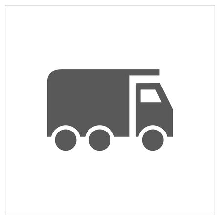 Truck Vector Icon Ilustrationのイラスト素材