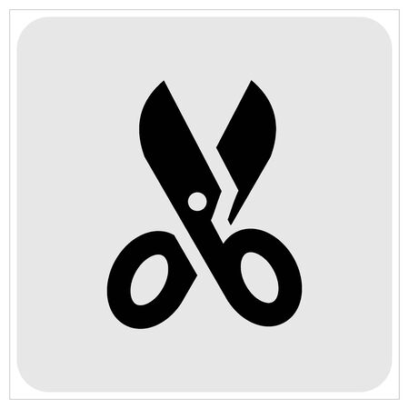 Scissor Vector Icon Ilustrationのイラスト素材