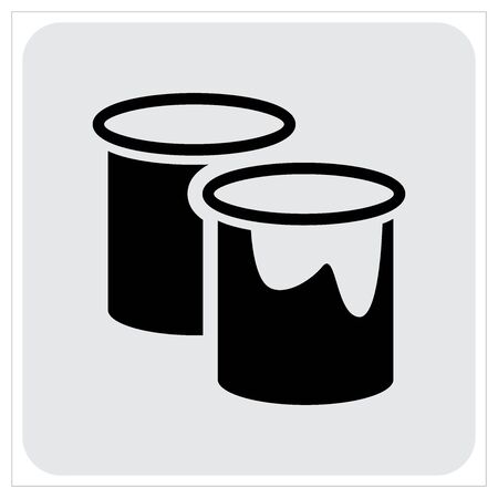 Paint Bucket Vector Icon Ilustrationのイラスト素材
