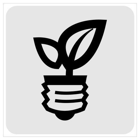 Eco Lamp Vector Icon Ilustrationのイラスト素材