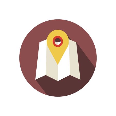 Map Business Icon Vectorのイラスト素材
