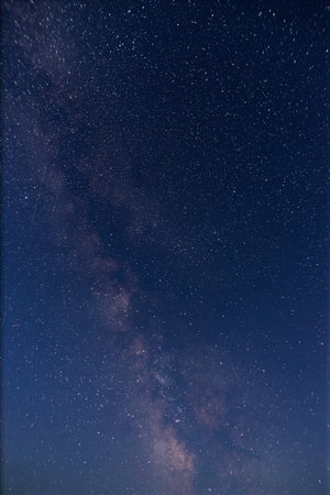 The Milky Way in the night sky