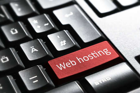 Web hosting, Keyboard buttonの写真素材