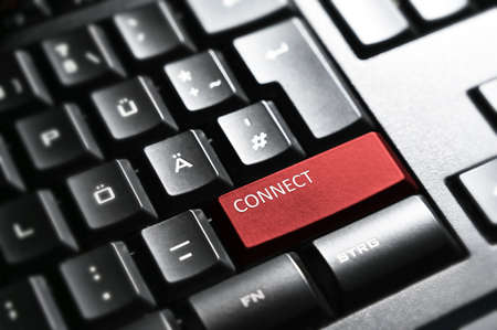 Connect, Keyboard buttonの写真素材