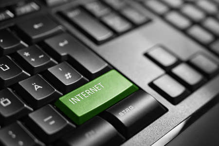 Internet, Keyboard buttonの写真素材