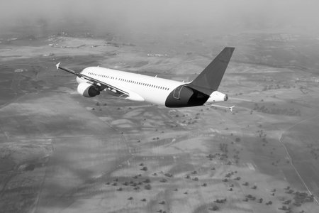 Plane flight in the Sky