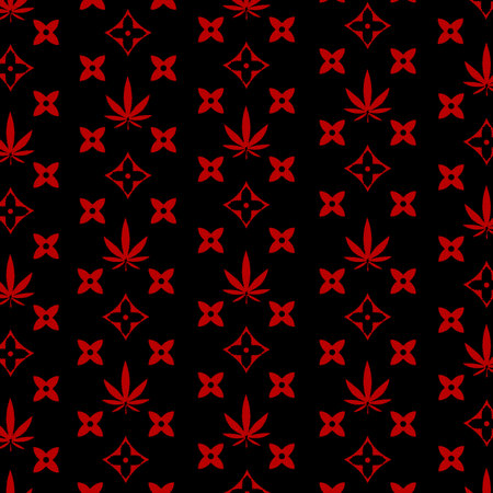 cannabis marijuana drug, herb rass legal healthy planted backgroundの写真素材