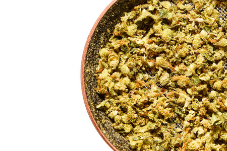 Grinder with cannabis, Marijuana budsの写真素材
