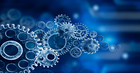 Innovation Computer Data Business concept, Technology future connection Marketing Background