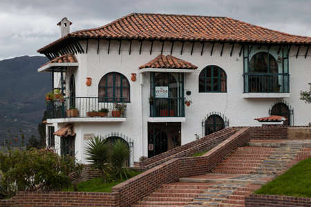 Guatavita Colombian houseのeditorial素材