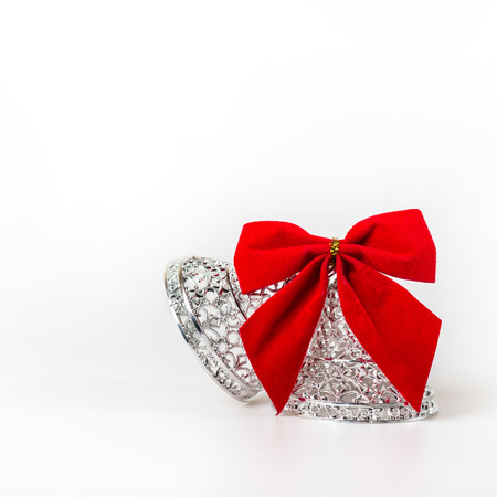 Christmas decorations on a white background. Christmas background.の写真素材