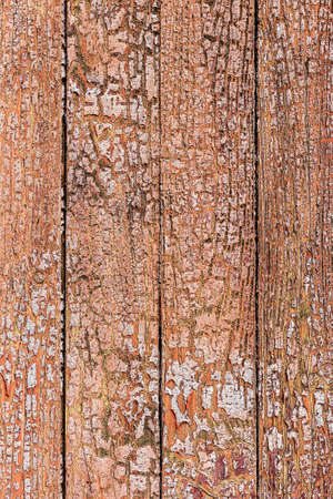 Background or texture, old paint in the wood wall.の写真素材