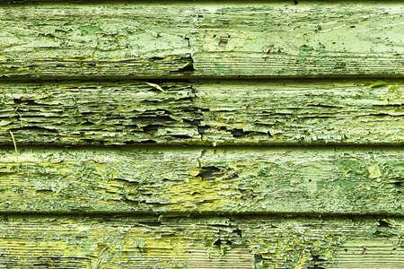 Background or texture, old paint in the wood wall.の写真素材