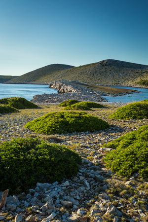 Kornati national park Croatia. Islands in the Adriatic Sea.の写真素材