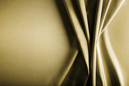 Shiny silver satin curved in various lines.の写真素材
