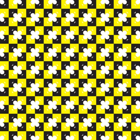 Abstract frame album page four leaf seamless plaidのイラスト素材