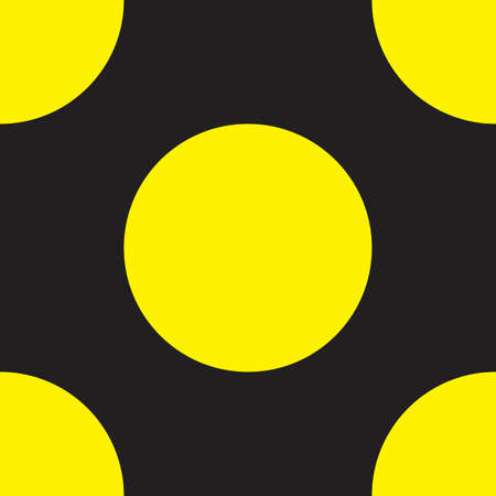 Yellow with black intersection signのイラスト素材