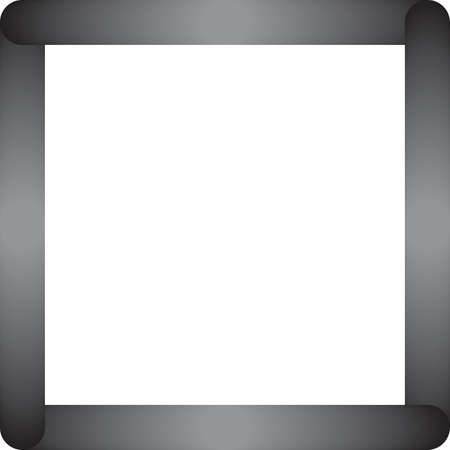 Abstract virtual frame black to grayのイラスト素材