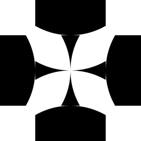 Black  abstract cross sugestionのイラスト素材