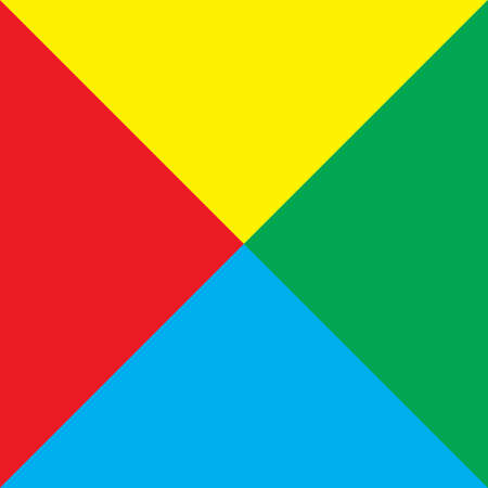 red, yellow, green, blueのイラスト素材