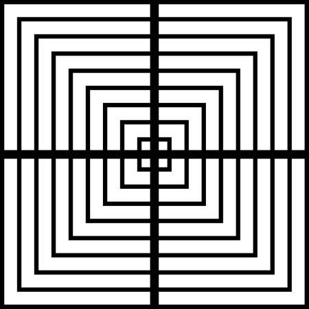 Black square targetのイラスト素材