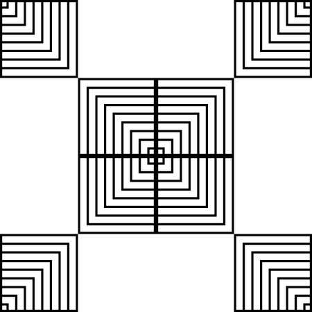 Black target complex allignementのイラスト素材