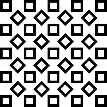 Abstract squares and diamond fence project backgroundのイラスト素材