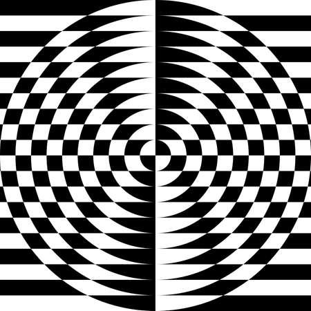 Abstract black on transparency sphere illusion background elementのイラスト素材