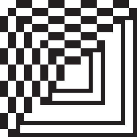 square from triangle abstract pattern shapeのイラスト素材