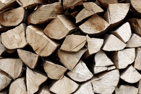 firewood stack close up background like