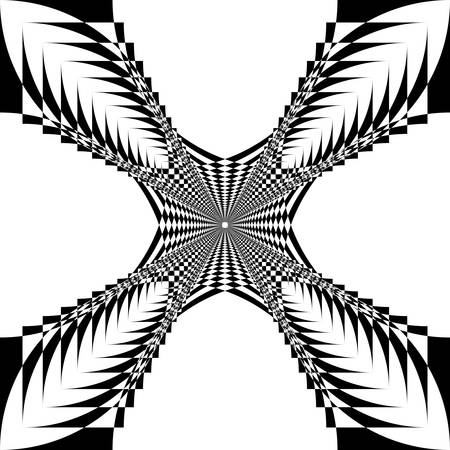 Arhitectural arabesque spider net impression on transparent background abstract graphic designのイラスト素材