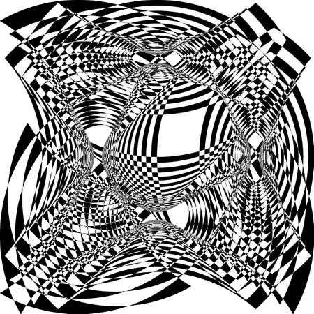 Tower asimetrycal windmill fan broken springs spider net illusion arabesque satelite  inspired strukture abstract cut art deco illustration on transparent backgroundのイラスト素材